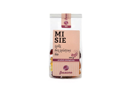 Misie żelki bez żelatyny (EKO)